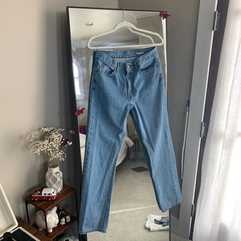 light wash denim boyfriend jeans